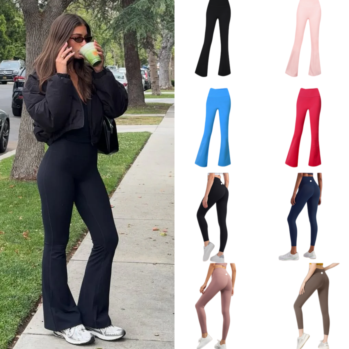 Luluity Lemonor Uomo Set Donna 2026 Nuove Magliette 10A Pantaloni Yoga Align Le…