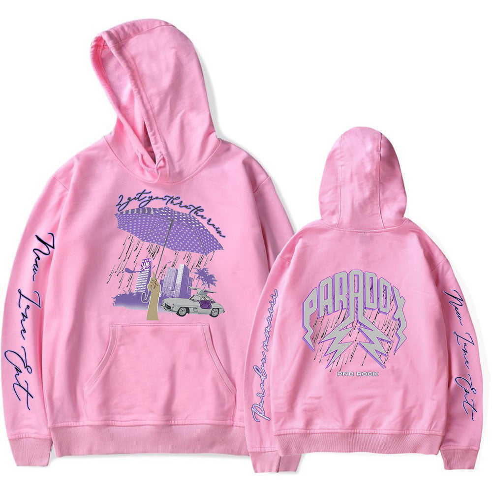 PNB ROCK PNBROCK Merch Hoodies Winter Men/Women Hooded 2GYTTR X PARADOX R.I.P RIP Long Sleeve - view 5