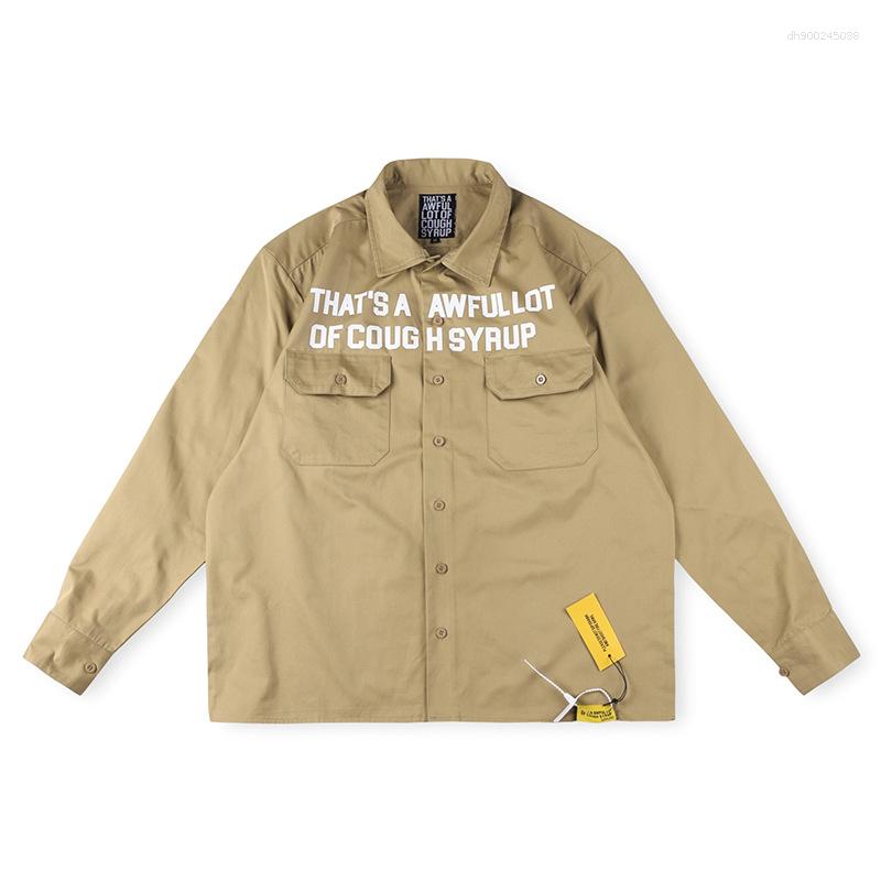 Men's Jackets Foreign Trade Wholesale American Retro Long-Sleeved Shirt - view 5