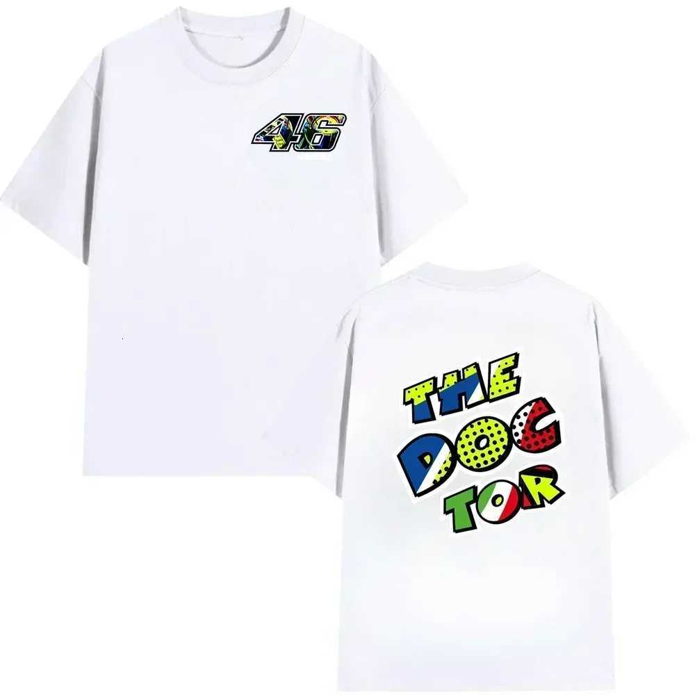Shirt Casual Moto GP T The Doctor Motorcycle Race Sportor Rossi T-shirt Summer Short Sleeves Cotton Fabric Cool Tee J260724