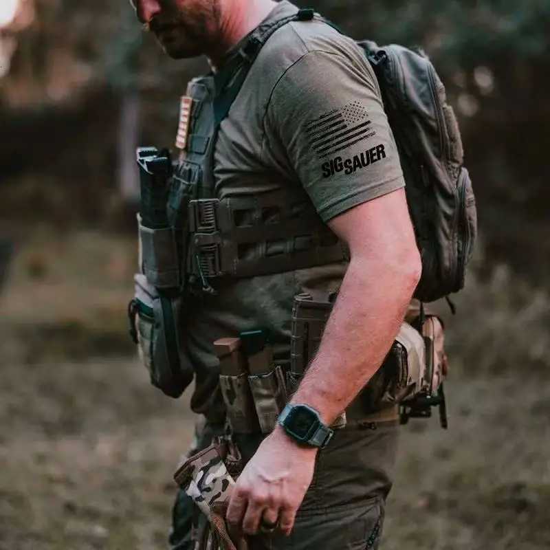 Seal Spear Action Devgru Neptune Team 6 Fan Militare Tattico Tough Guy T-Shirt Fitness A Maniche Corte In Cotone Stampato Top Casual J260724-image