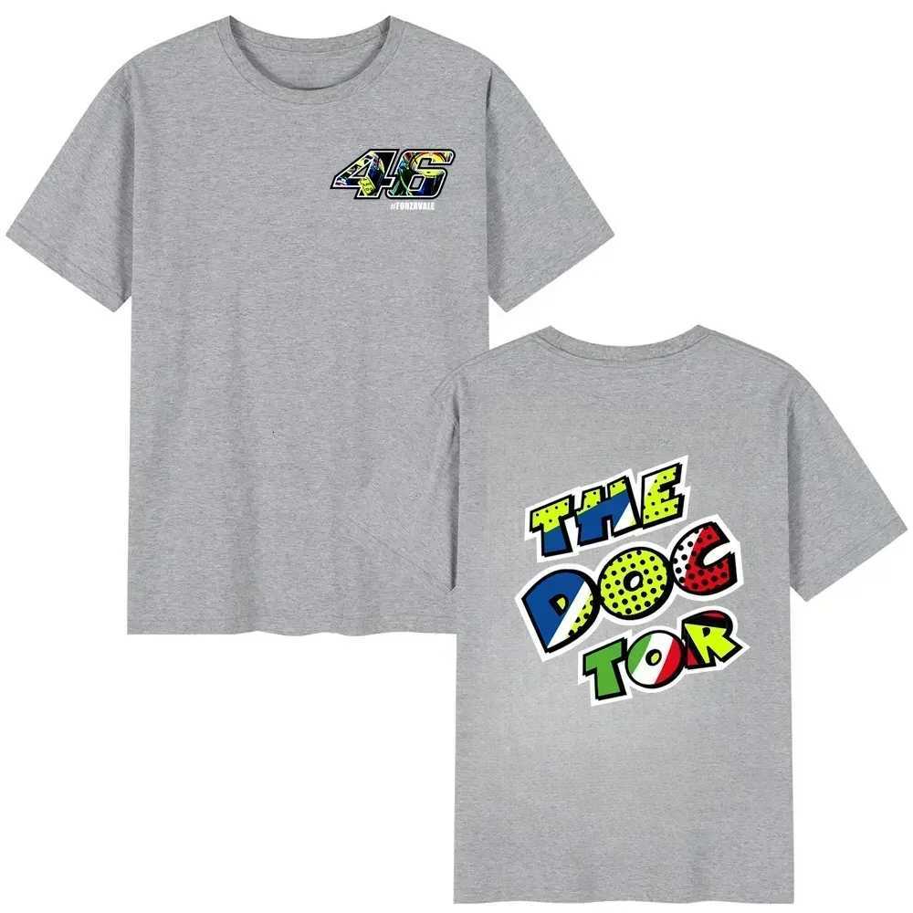 Shirt Casual Moto GP T The Doctor Motorcycle Race Sportor Rossi T-shirt Summer Short Sleeves Cotton Fabric Cool Tee J260724 - view 4