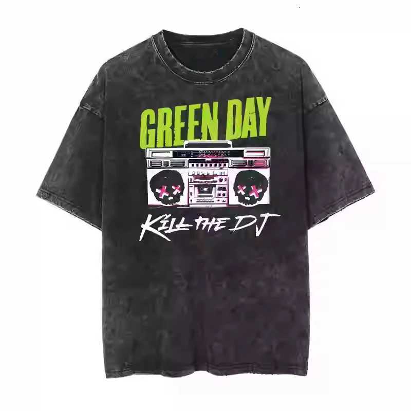Tee New Arrival Mens CloTHes Shirt Homme Graphic T-Shirts Men Tshirt for Men Ropa Hombre Day Band Printed Washed J260724 - view 3