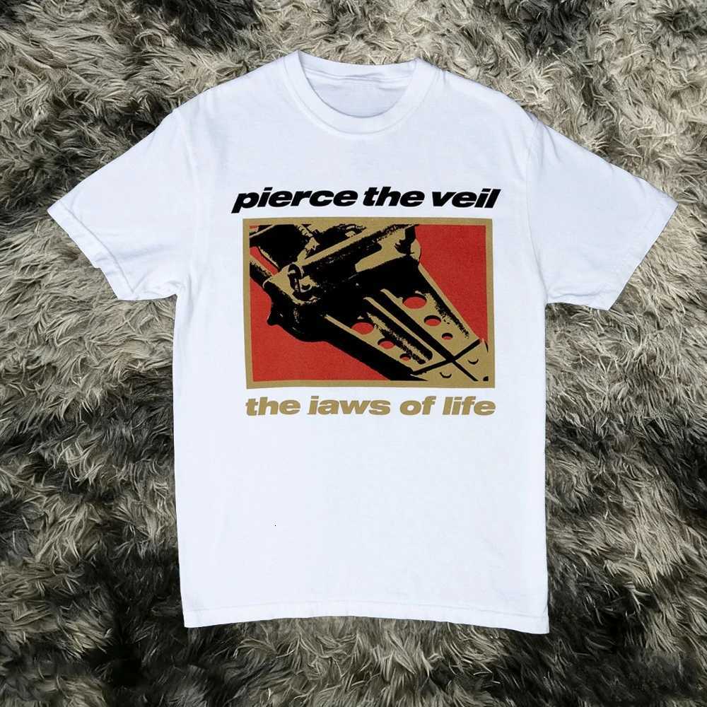 T-Shirt Pierce The Veil Vintage Rock Concert Merch Vintage Graphic Tee Alternative Metal Music Apparel Unisex Fan Gift Tee Tops J260724 - view 6