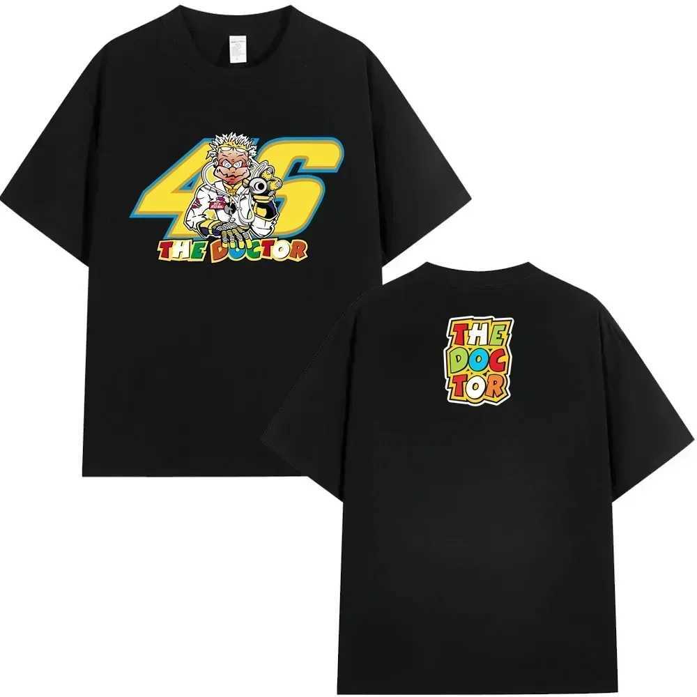 Shirt Casual Moto GP T The Doctor Motorcycle Race Sportor Rossi T-shirt Summer Short Sleeves Cotton Fabric Cool Tee J260724 - view 7