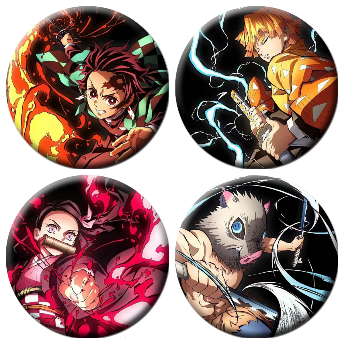 Demon Slayer Anime Giapponese Periferico 2D PET Doppio Flash Bar Chi Distintivo…