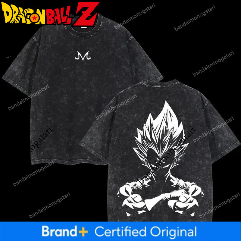 Anime Dragon Ball Cosplay Washed Short Sleeve Loose Casual Sports Fitness T-shirt for Men Harajuku 059f