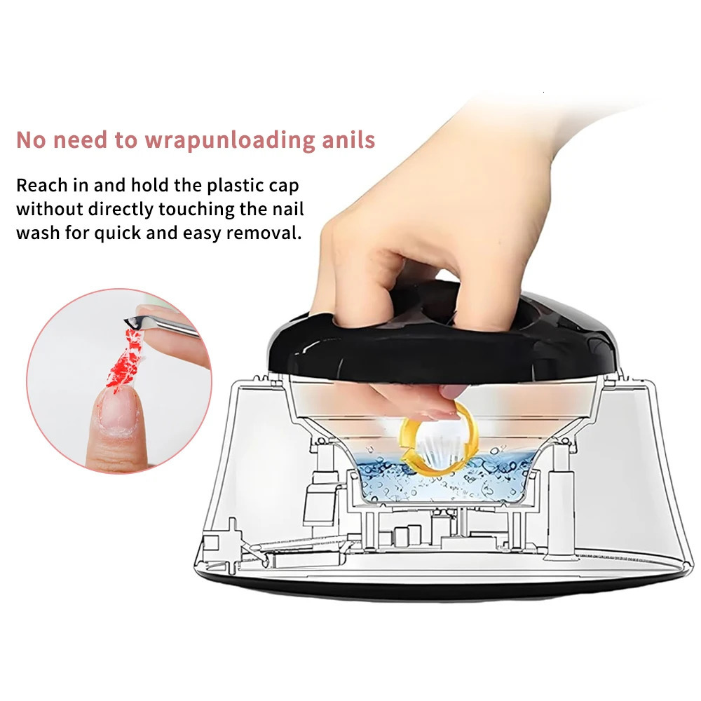 Electric Nail Gel Remover Acrylic Automatic Nail Steamer Portable One-Handed Gel Polish Fast Soaking Off Device for Home Salon 260724 - view 6