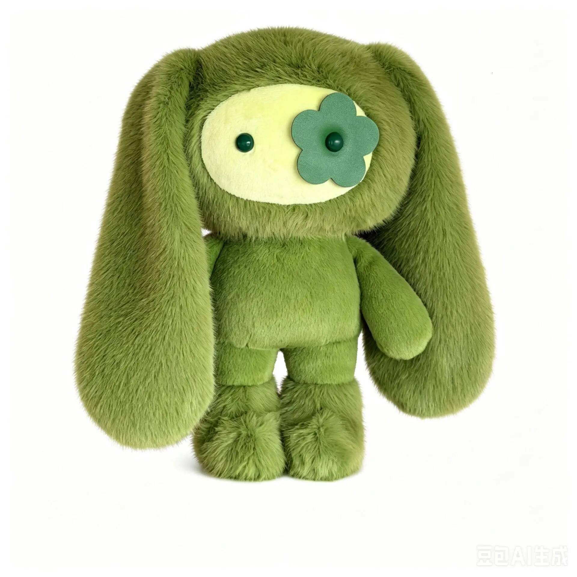 Large Cute JUJU Long Ear Bunny Plush Doll Soft Fluffy Stuffed Rabbit Animal Toy Home Decor Birthday Gift J260727 - view 3