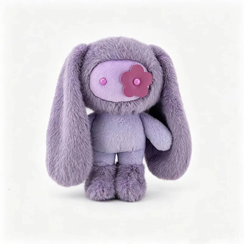 Large Cute JUJU Long Ear Bunny Plush Doll Soft Fluffy Stuffed Rabbit Animal Toy Home Decor Birthday Gift J260727 - view 4