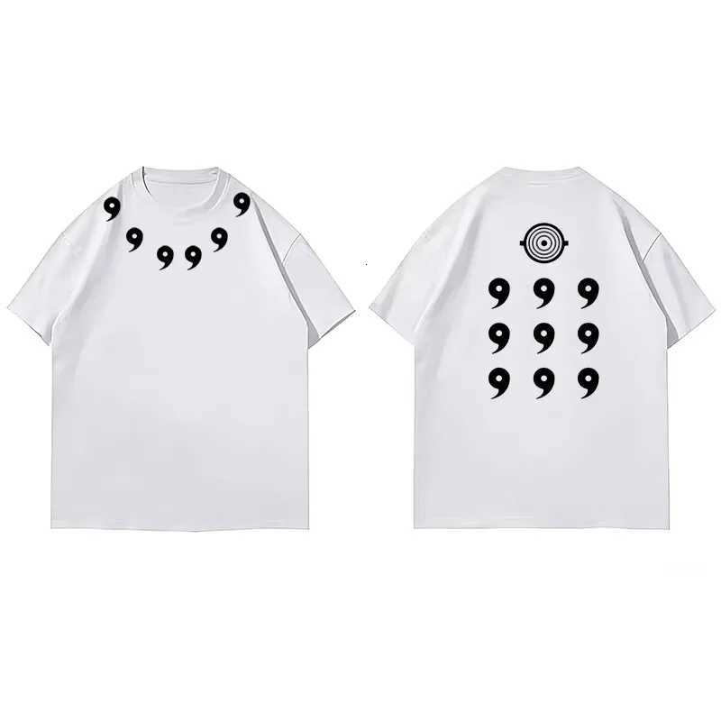 BANDAI Fashion Streetwear Tops Tees Harajuku Anime Naruto Man Print Vintage T-Shirt Summer Men Cotton TShirt Black Clothing C260727 - view 3