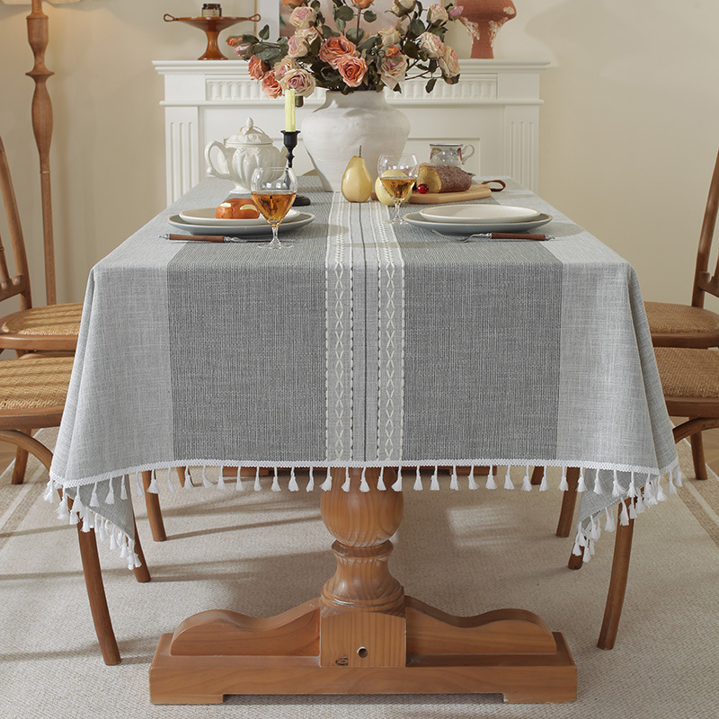 YL-38990 Custom Cartoon Tablecloth Waterproof, Oil-proof, Heat-resistant, Cream-style PVC Square Tablecloth - view 4