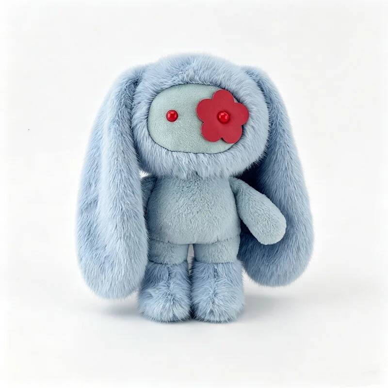 Large Cute JUJU Long Ear Bunny Plush Doll Soft Fluffy Stuffed Rabbit Animal Toy Home Decor Birthday Gift J260727 - view 5