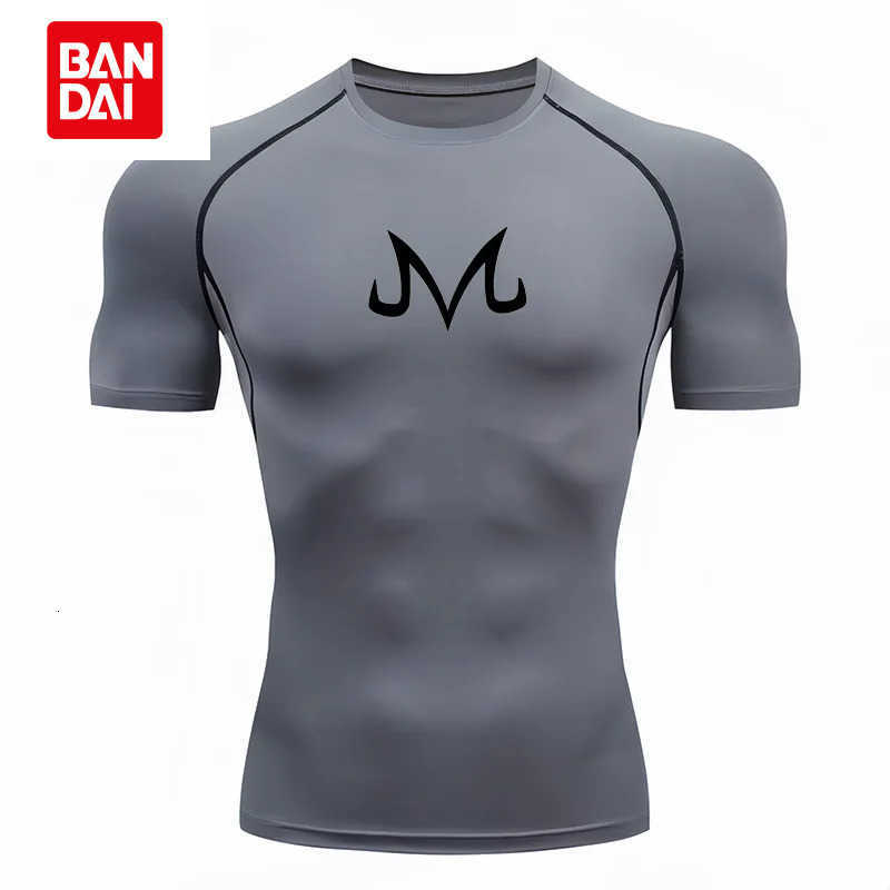 Bandai T-Shirt Da Uomo Bandai Dragon Ball Z Majin Buu Symbol Print Compressionf…