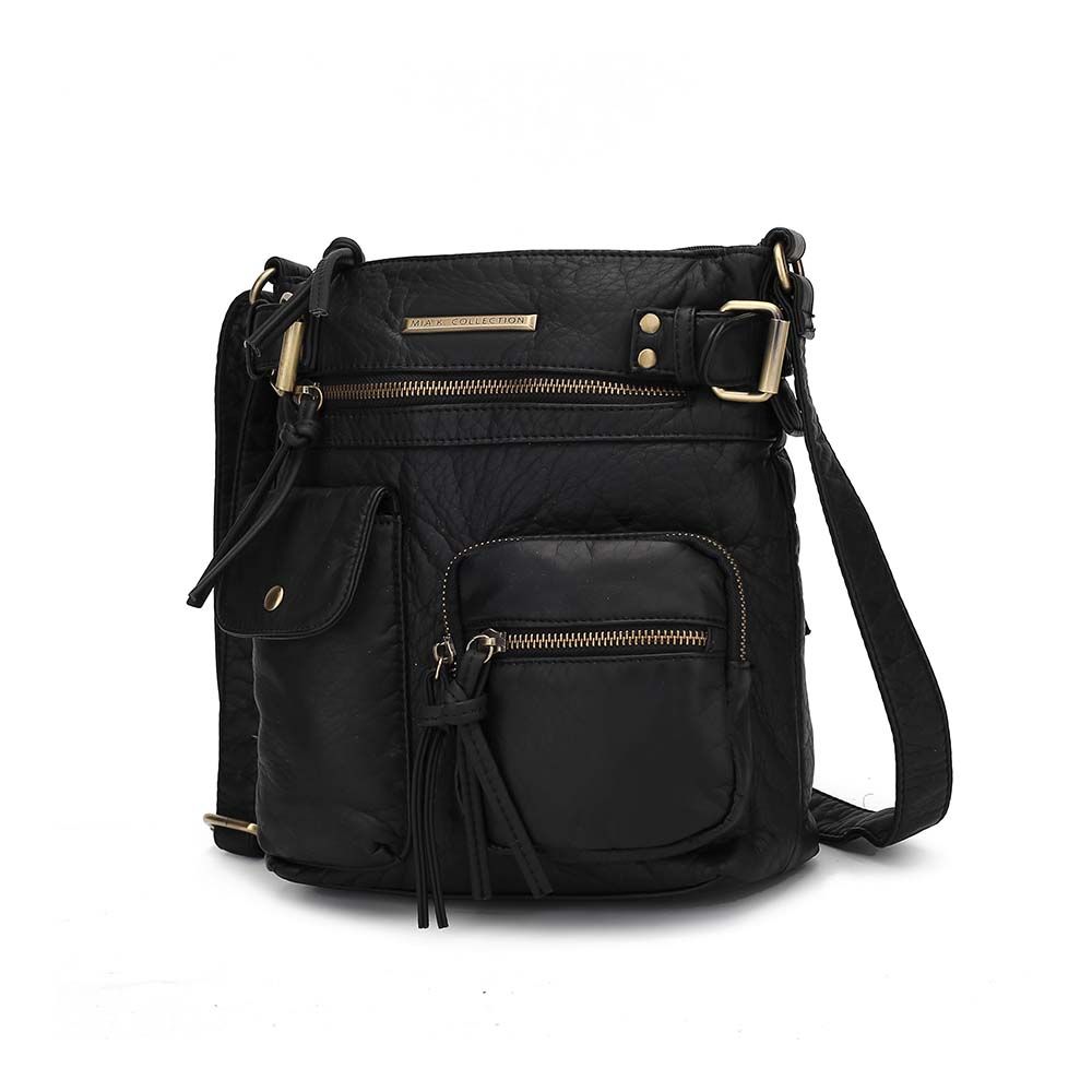 MKF Collection Vintage Stiella Shoulder Handbag By Mia K. Designer Bag-image