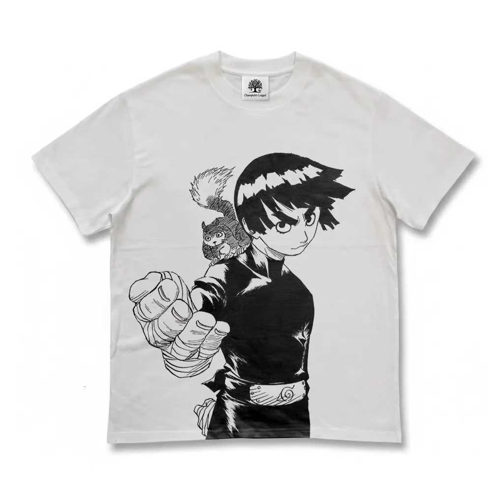 BANDAI Fashion Streetwear Tops Tees Harajuku Anime Naruto Man Print Vintage T-Shirt Summer Men Cotton TShirt Black Clothing C260727 - view 7