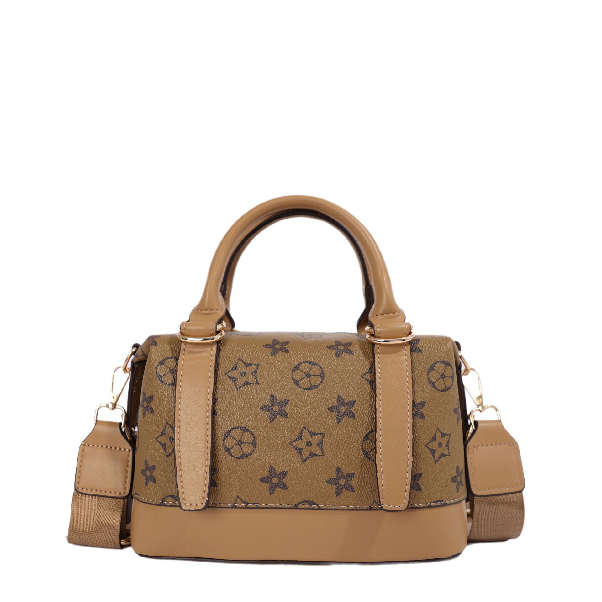 2026 New style retro print design shoulder bag for women fashionable versatile trendy crossbody bag large capacity high end feel handbag free shipping - view 5