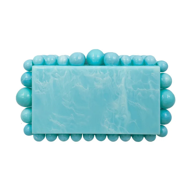 OrangePurpleGreenGold Acrylic Clutch Bag Box Party Purse Day Clutches Pink Silver Handbags Ladies Crossbody bag 260725 - view 3
