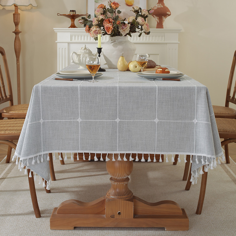 YL-38995 Custom Cartoon Tablecloth Waterproof, Oil-proof, Heat-resistant, Cream-style PVC Square Tablecloth - view 5