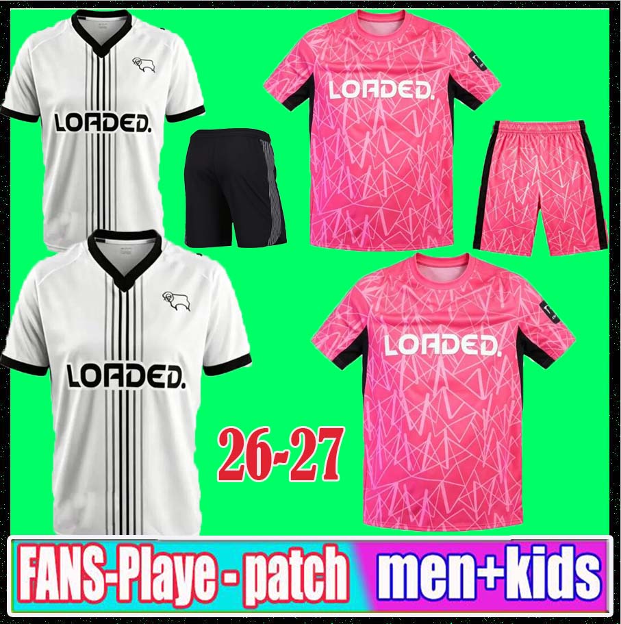 Derby County FC 26 27 Soccer Jerseys Morris Agyemang 2026 F…