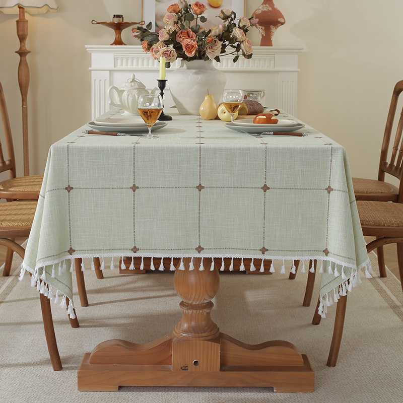 YL-38994 Custom Cartoon Tablecloth Waterproof, Oil-proof, Heat-resistant, Cream-style PVC Square Tablecloth - view 5