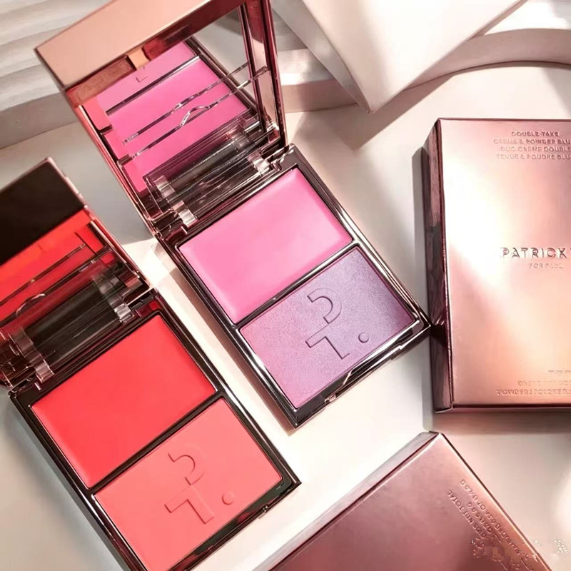 New Spot American Patrick TA Fard In Polvere Bicolore Blush Cream 15 Colori Spe…