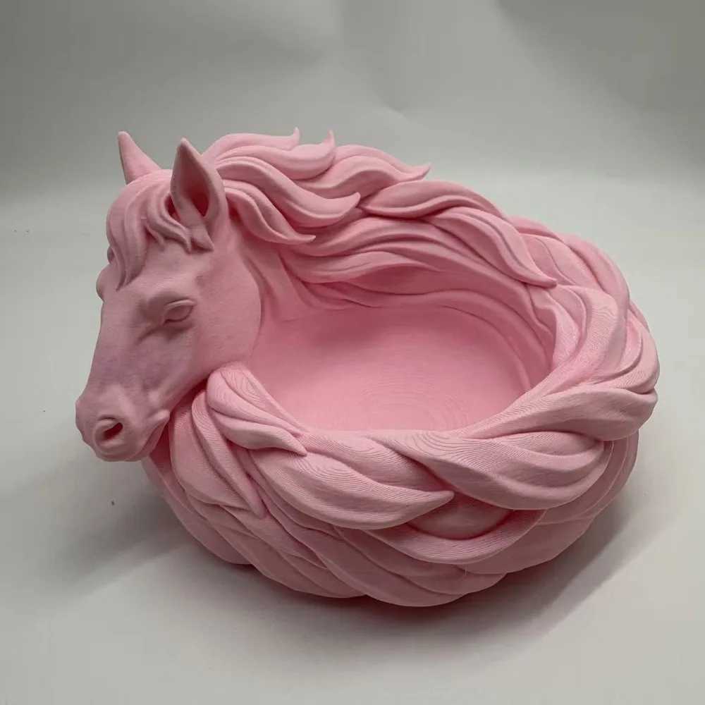 White Horse Catchall Tray Resin Jewelry Key Storage Bowl Farmhouse Entryway Table Decor Gift for Horse Lovers J260728 - view 7