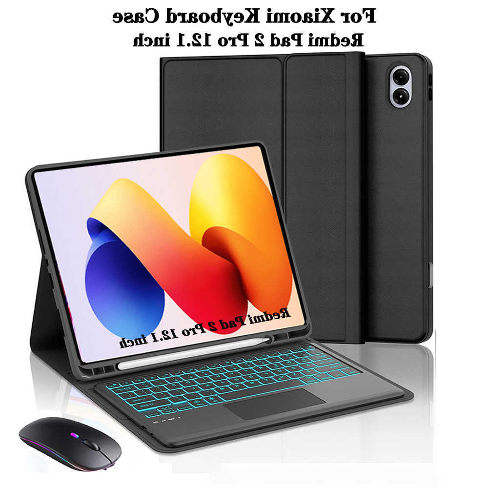 Pad for Redmi Keyboard Case 2 Pro 121 lnchFor Redmi Pad 2 Pro 121 lnch Tablet Case with Detachable Keyboard H260728