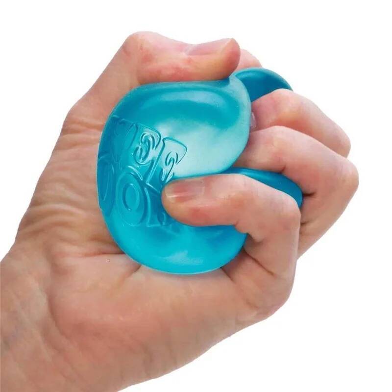 Needoh Rainbow Gradient Nice Ice Cube Fidget Stress Relief Toy Super Solid Squish Relieve Tension Soothe Mood for Adults Gift J26028 - view 7