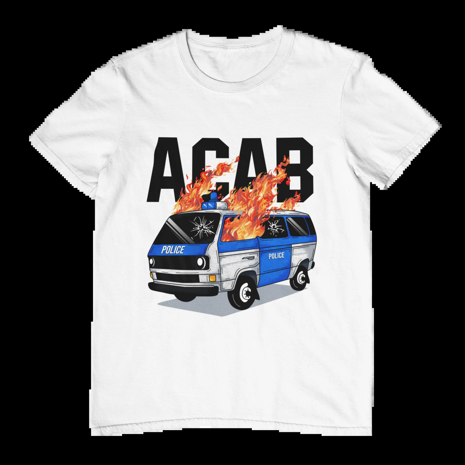 ACAB Car Hooligans Ultras Men Women T-shirt Outdoor Street Casual Fashion Hip-hop Rock Pure Cotton Short-sleeve Clothing 260721 - view 6