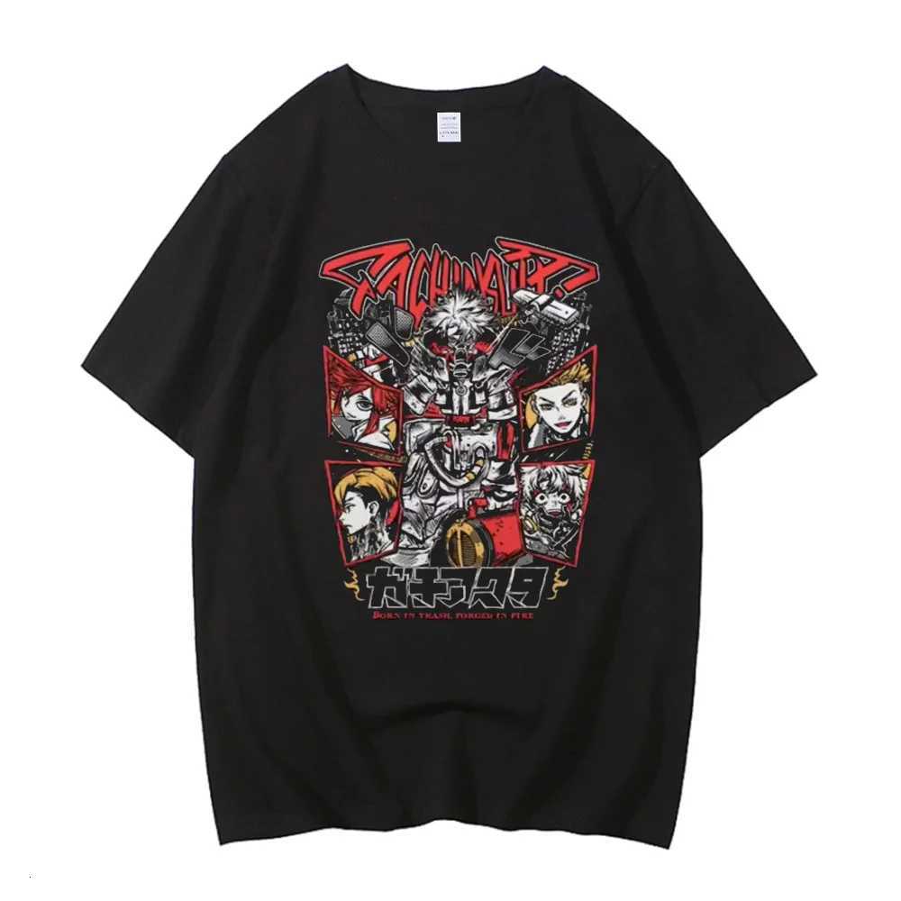 Japanese Anime Gachiakuta T-shirt Men Women T-shirt Hip Hop Y2k Female Male Clothing Harajuku High Quality Cotton Top X260729 - view 6