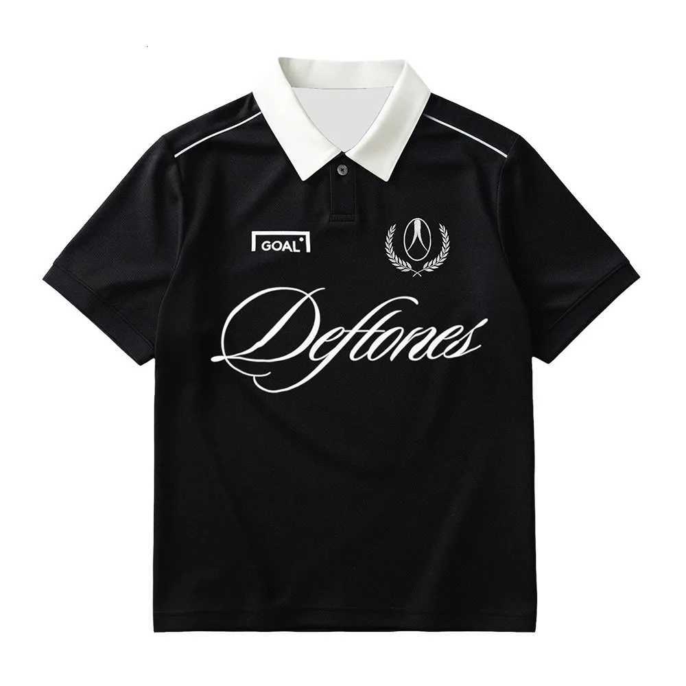 Shirts Polo Deftones Short 10 Sleeve Summer Button Tops Casual Men Women Unisex Streetwear Fashion Graphic Print Merch Tees J260728