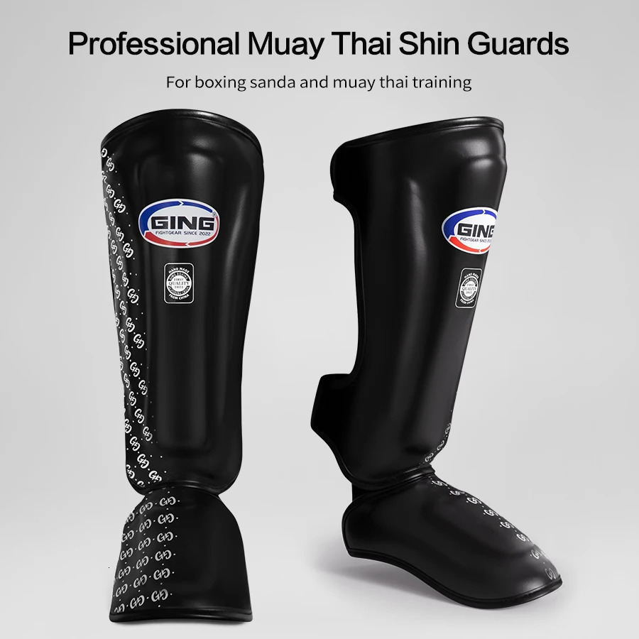 Boxing Leg Guard Muay Thai Ankle Protector MMA Kickboxing Shin Guards Thickened Sparring Fighting Gear Protective Leggings 260728 - view 6