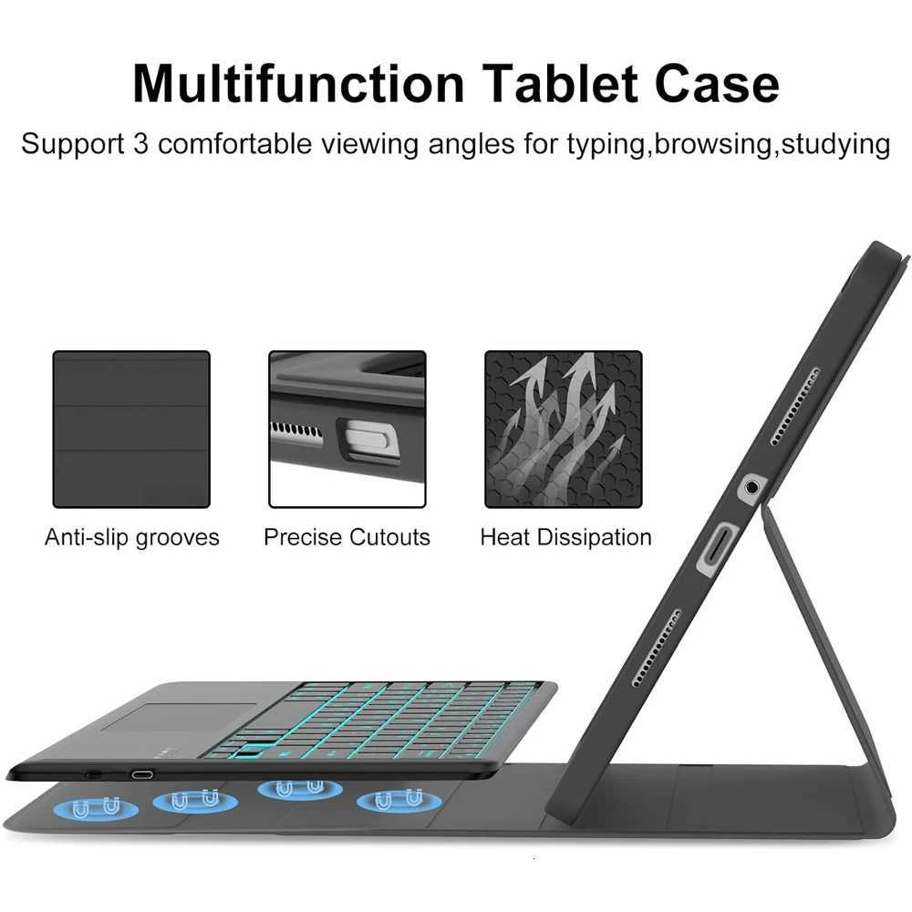 Pad for Redmi Keyboard Case 2 Pro 121 lnchFor Redmi Pad 2 Pro 121 lnch Tablet Case with Detachable Keyboard H260728 - view 3