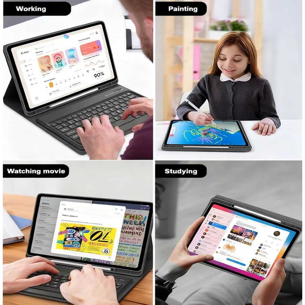 Pad for Redmi Keyboard Case 2 Pro 121 lnchFor Redmi Pad 2 Pro 121 lnch Tablet Case with Detachable Keyboard H260728 - view 7
