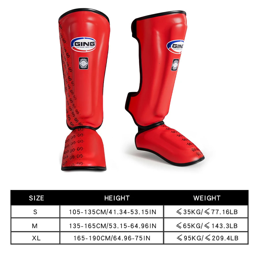 Boxing Leg Guard Muay Thai Ankle Protector MMA Kickboxing Shin Guards Thickened Sparring Fighting Gear Protective Leggings 260728 - view 3