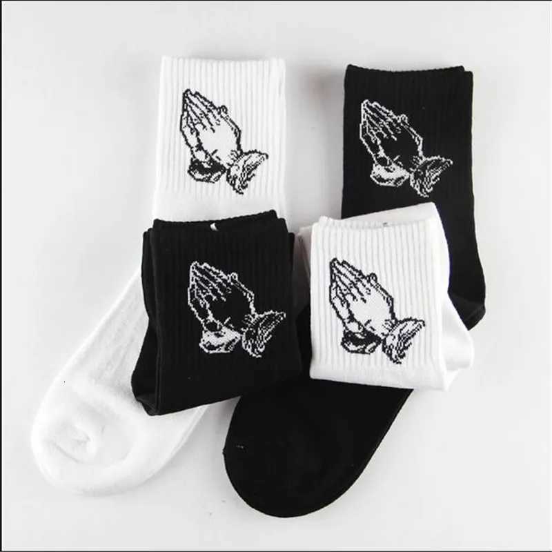 Calzini Alla Moda In Cotone Da Skate Con Motivo Di Gesti Della Vergine Maria Pe…