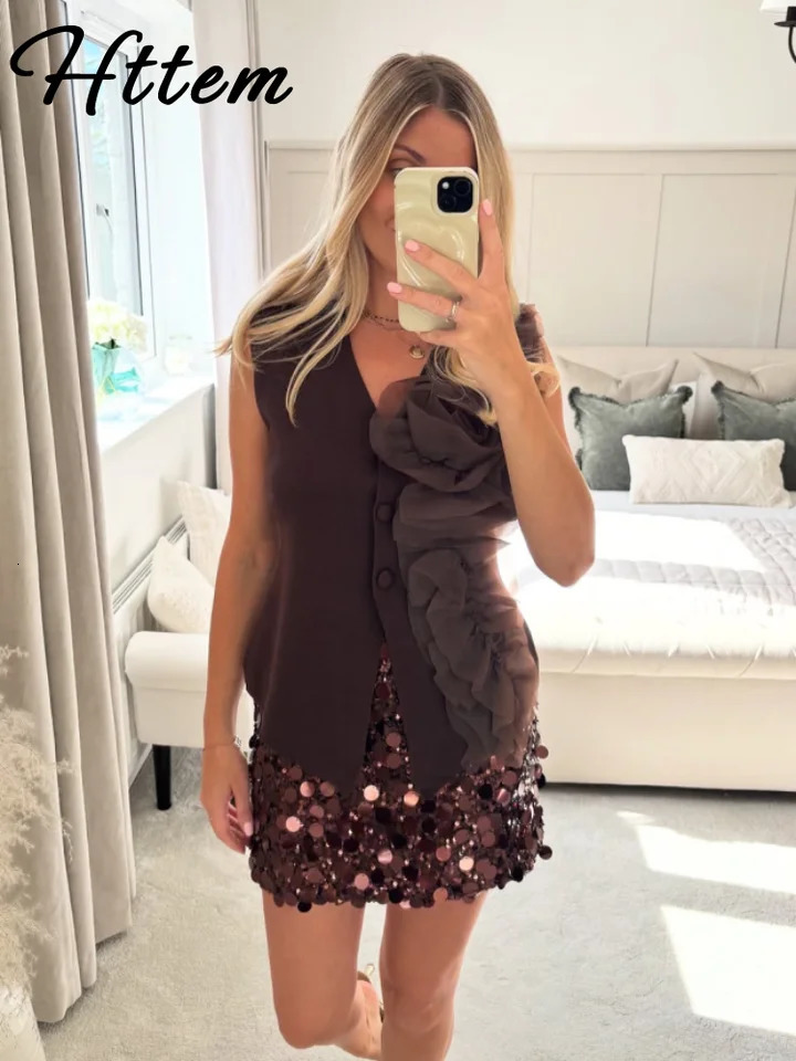 Sexy Paillette Mini Womens Skirt Fashion High Waist A-line Party Club Female Skirts Winter Streetwear Lady Clothes 260729 - view 3