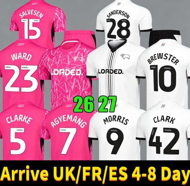 Derby County FC 26 27 Soccer Jerseys Morris Agyemang 2026 F…