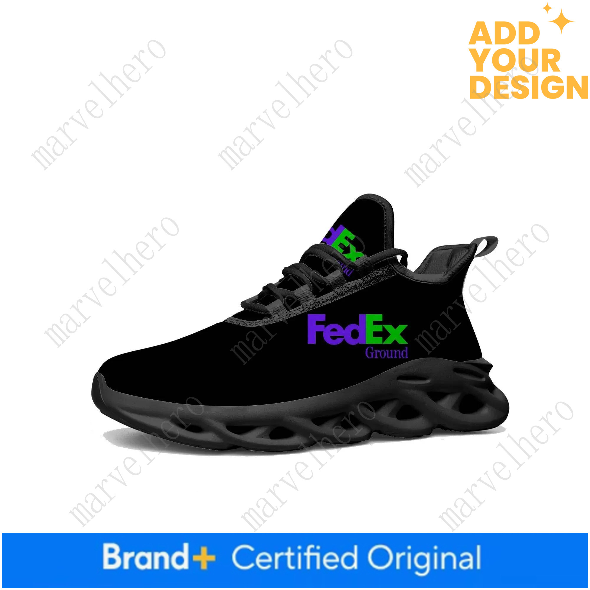 FedEx Flats Sneakers Mens Womens Sports Shoes High Quality United States Courier Sneaker Lace Up Mesh Footwear custom made Shoe - view 3