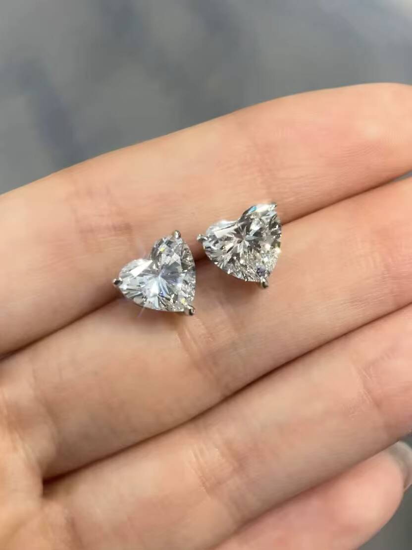 Luxury Jewelry Stud Earrings Set 05ct 1ct IGI Certified Diamond Lab Grown 18K Gold Classic Single Diamond Elegant Earrings - view 4