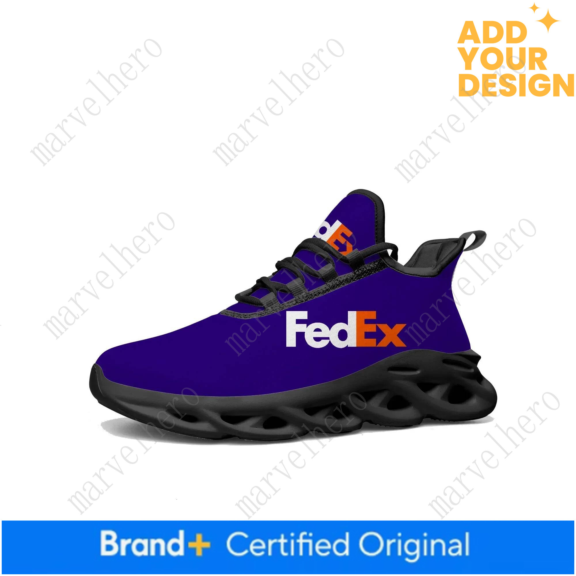FedEx Flats Sneakers Mens Womens Sports Shoes High Quality United States Courier Sneaker Lace Up Mesh Footwear custom made Shoe - view 4