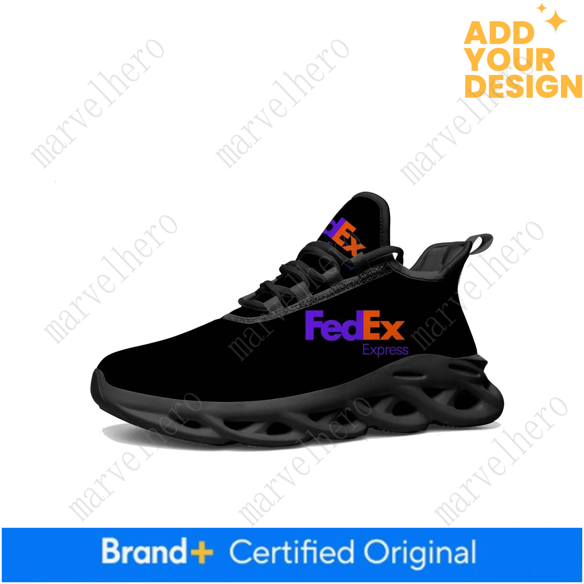 FedEx Flats Sneakers Mens Womens Sports Shoes High Quality United States Courier Sneaker Lace Up Mesh Footwear custom made Shoe - view 5