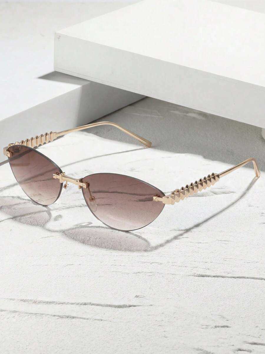 Livesso 1 Paio Di Occhiali Da Sole Alla Moda Unisex Minimalisti Cat Eye Con Mon…