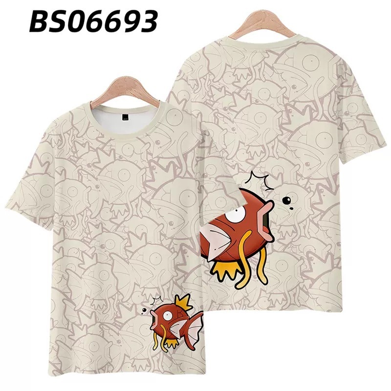 COS Pokemon Magikarp Yukata Anime T-Shirt Trendy Loose Coat for Teenagers and Kimono Beach Pants cc1e - view 4