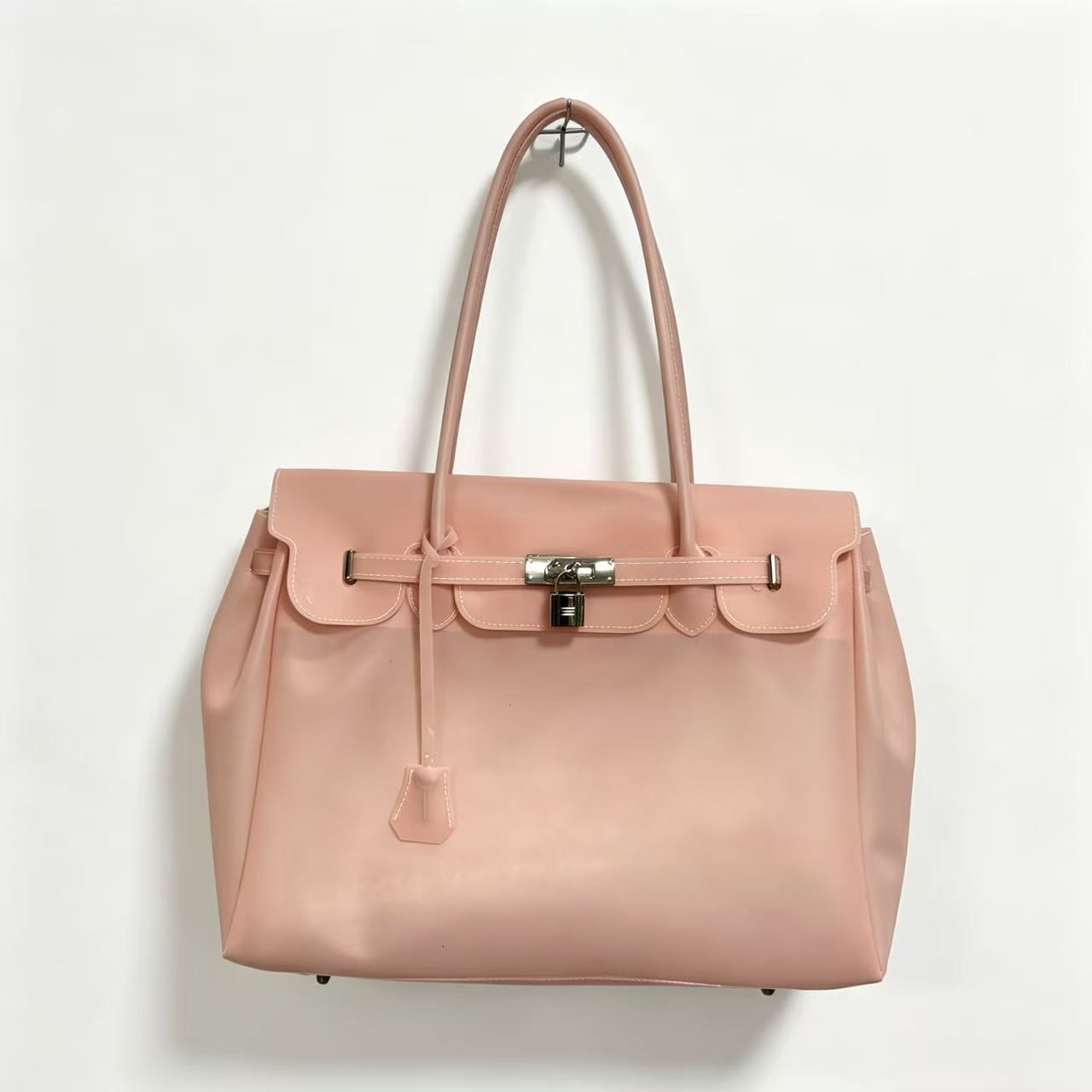 Handbag Shoulder Bags Kiikii's Same Style TPU Jelly New Summer Model High End Commuter Tote Transparent Large Capacity Underarm Bag - view 7