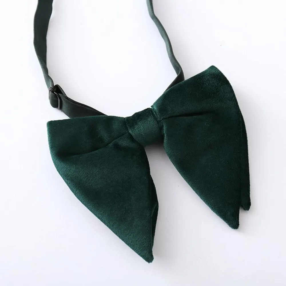 Fashion Velvet Big Bowties Flannelette Large Size Bow Ties For Men Formal Dress Handkerchief Wedding Party Tuxedo Groom Bow Knot 260730 - view 7