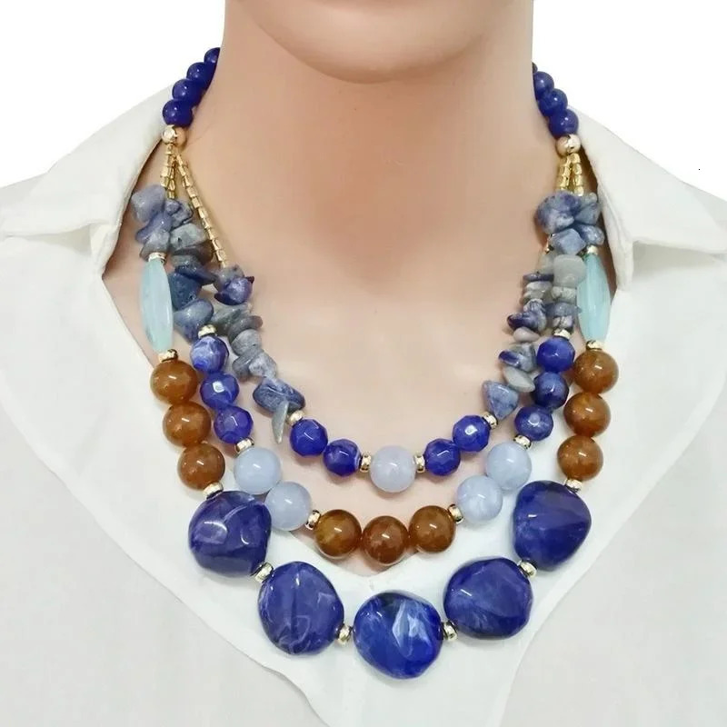 Collana Da Donna Collane Con Colletto Colorato Grosso Bigiotteria Bracciale Afr…