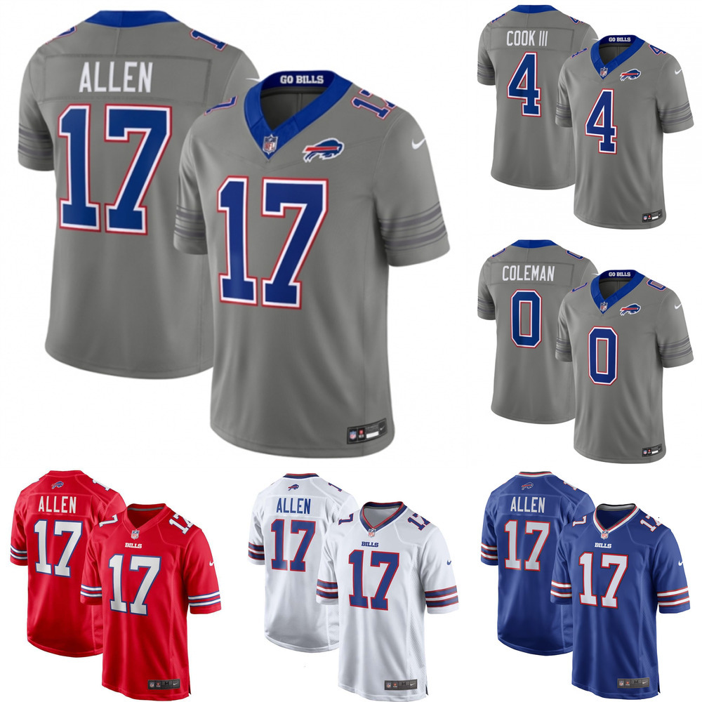 Men’s Buffalo Bills Josh Allen Gray Nickel City Vapor F.U.S.E. Stitched Limited Jersey #17 Custom Available S-6XL