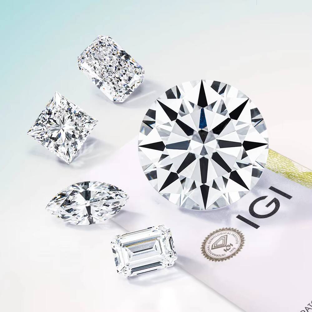 Hot Selling 0.5CT 1CT 1.5CT 2CT D VVS-VS Round Cut Lab Grown Diamond